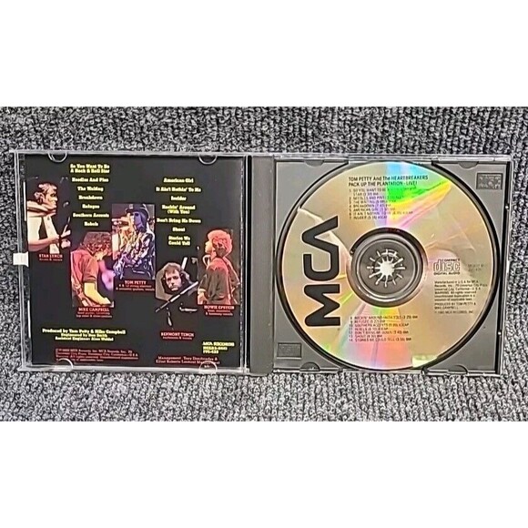 VTG Tom Petty and the Heartbreakers : Pack Up The Plantation Live CD MCA Records - Picture 3 of 4